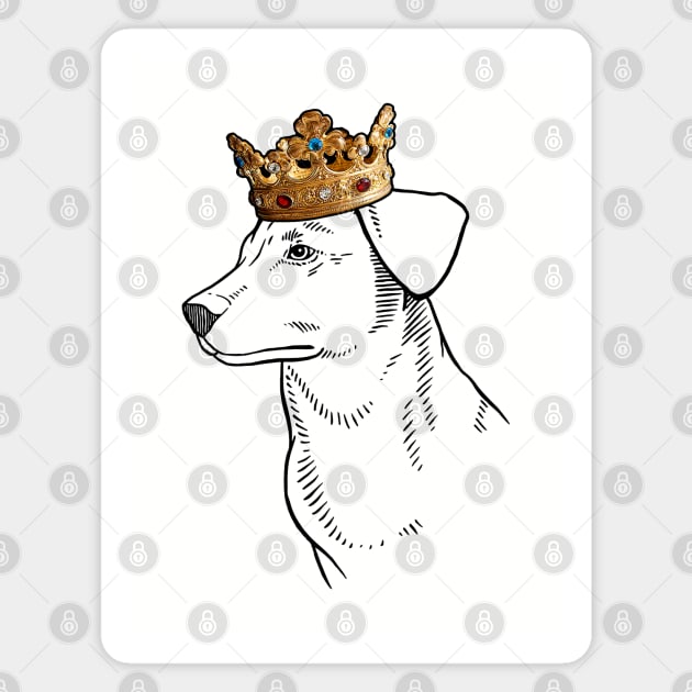 Corgidor Dog King Queen Wearing Crown Magnet by millersye